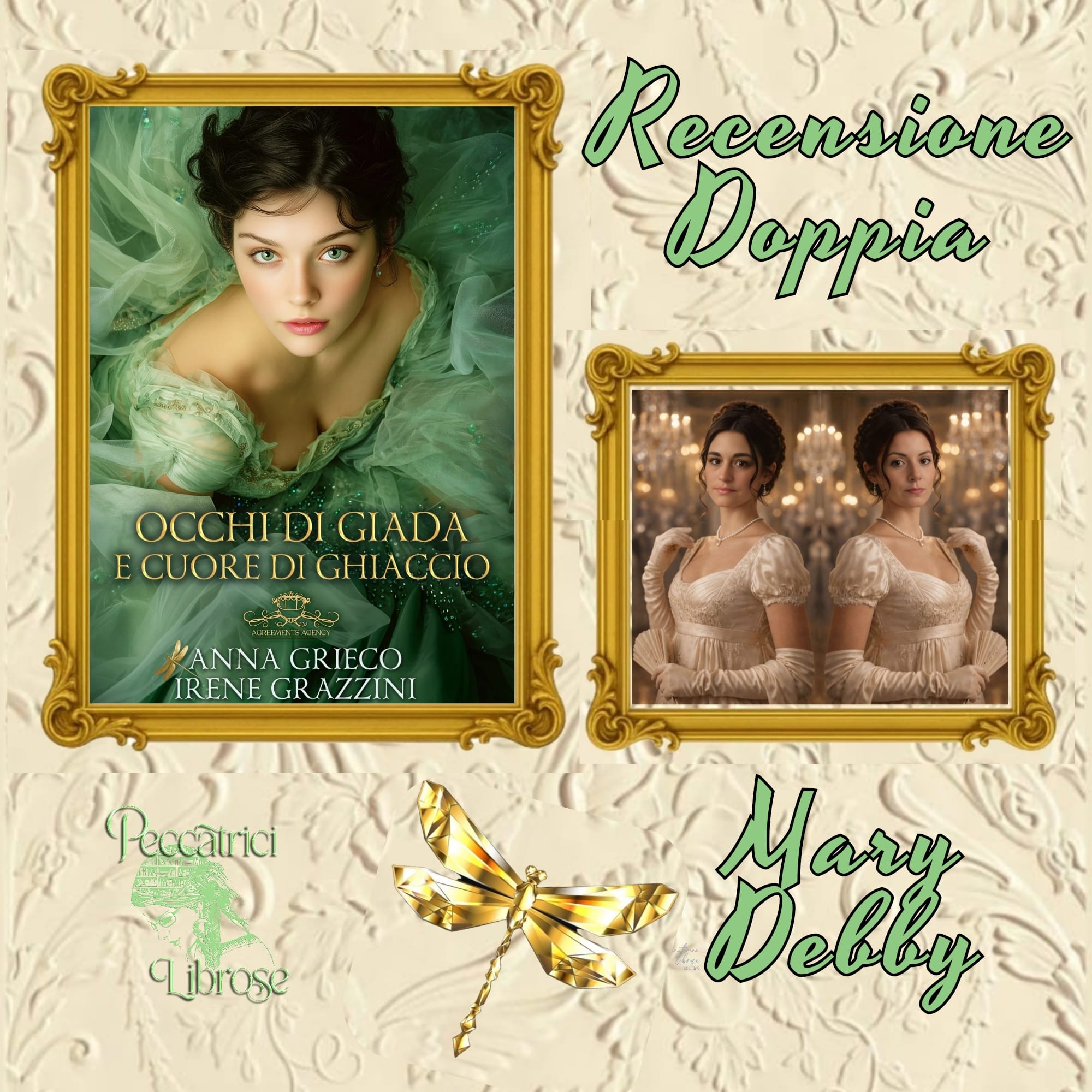 Recensione Doppia “OCCHI DI GIADA E CUORE DI GHIACCIO” (#2 Agreements Agency Series) di Anna Grieco, Irene Grazzini